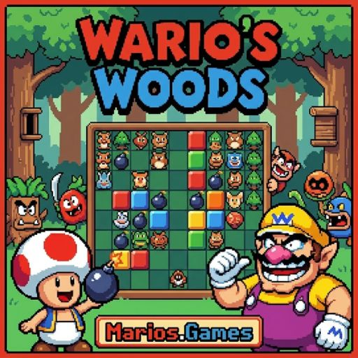 Warios Woods SNES
